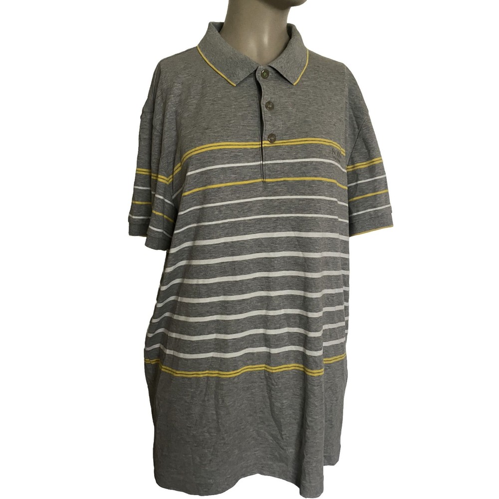 HUGO BOSS PAULE 3 SLIM FIT POLO SHIRT MULTICOLOR MEN’S SIZE XXL